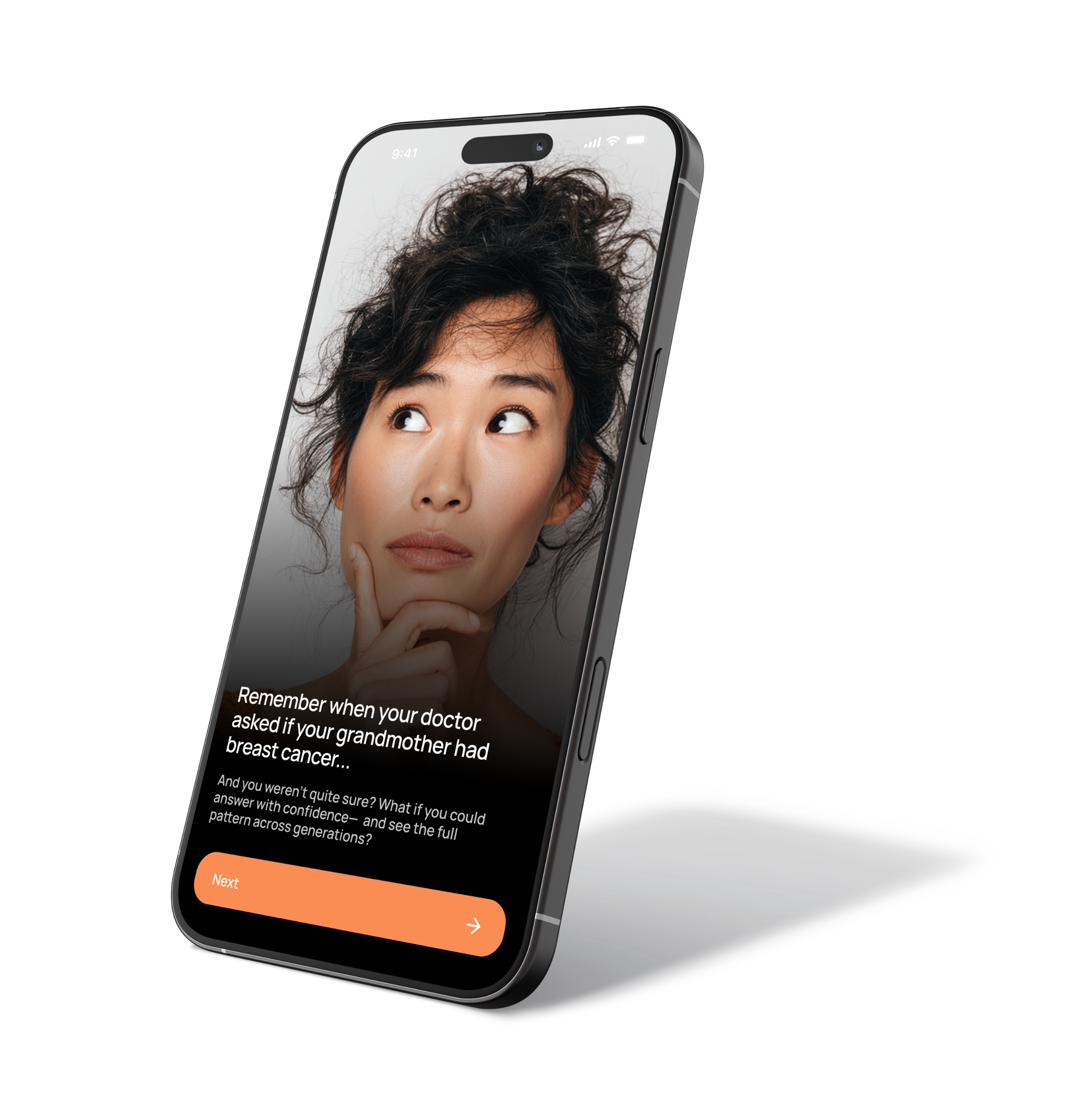 App screen on phone