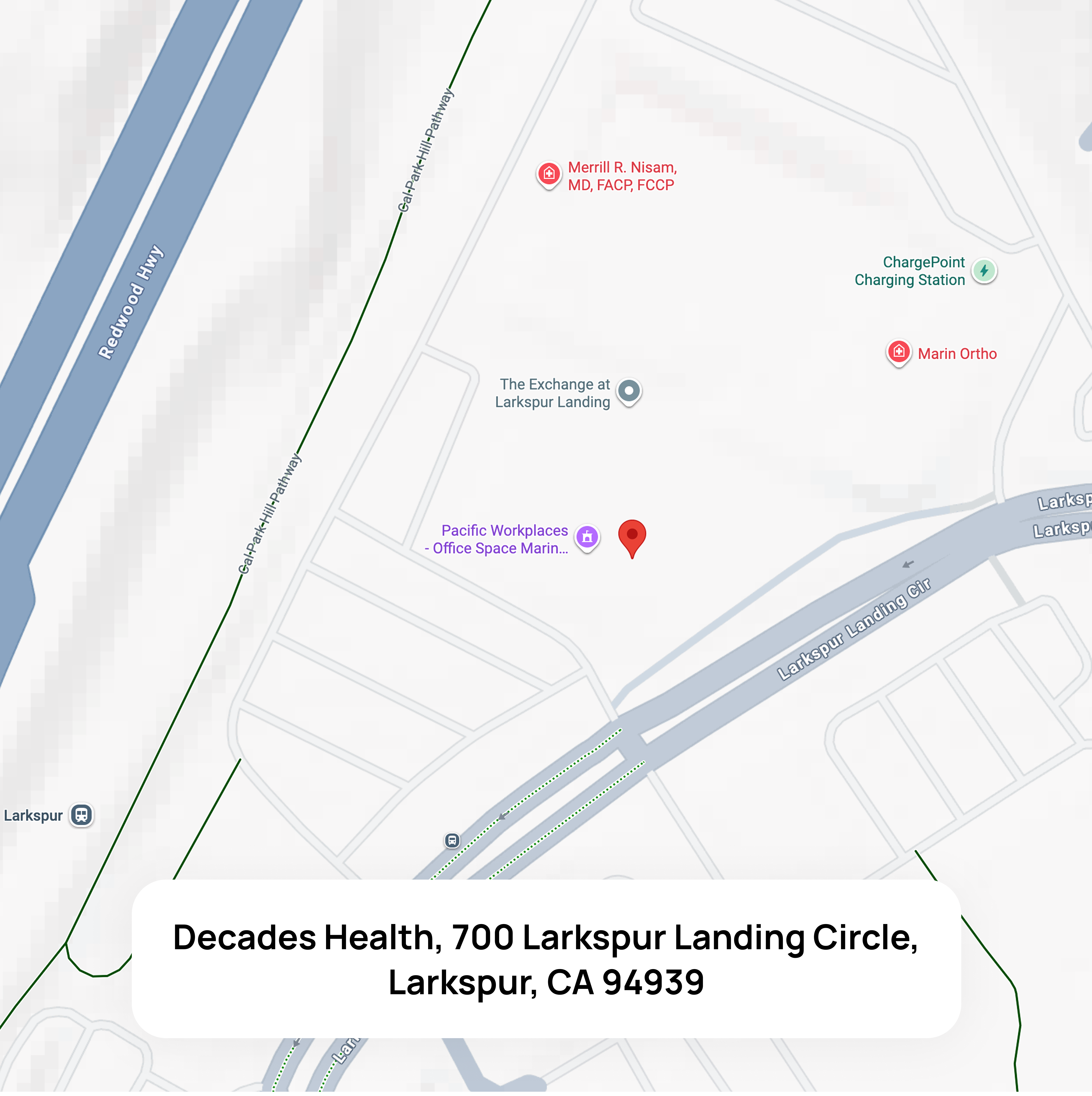Decades Health, 700 Larkspur Landing Circle, Larkspur, CA 94939